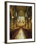 Gothic Interior of the Cathedral Basilica of the Assumption, Covington, Kentucky, USA-Adam Jones-Framed Photographic Print