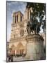 Gothic Notre Dame Cathedral and Statue of Charlemagne Et Ses Leudes, Place Du Parvis Notre Dame, Il-Richard Nebesky-Mounted Photographic Print