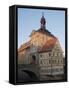 Gothic Old Town Hall (Altes Rathaus) With Renaissance and Baroque Sections of Facade, Bavaria-Richard Nebesky-Framed Stretched Canvas