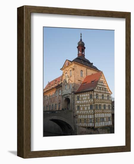 Gothic Old Town Hall (Altes Rathaus) With Renaissance and Baroque Sections of Facade, Bavaria-Richard Nebesky-Framed Photographic Print