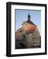 Gothic Old Town Hall (Altes Rathaus) With Renaissance and Baroque Sections of Facade, Bavaria-Richard Nebesky-Framed Photographic Print