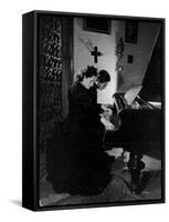 Gothic Piano Duet-null-Framed Stretched Canvas