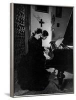 Gothic Piano Duet-null-Framed Photographic Print