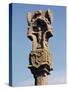 Gothic pillar-cross with the earliest known three legs of Man, 14th century. Artist: Unknown-Unknown-Stretched Canvas