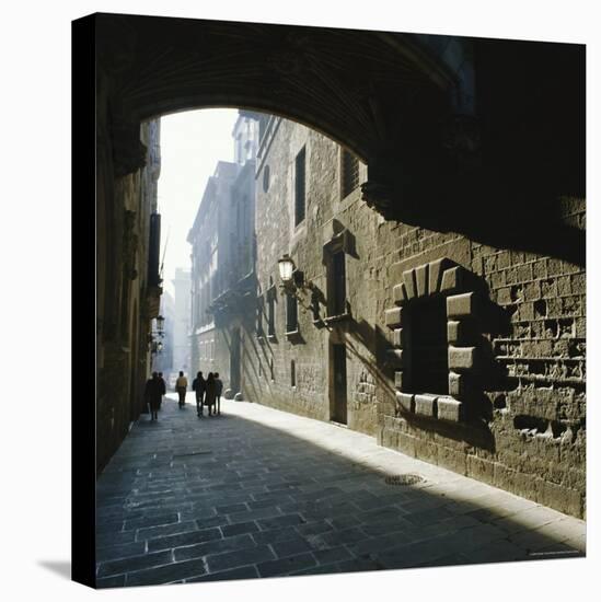 Gothic Quarter, Barcelona, Catalonia (Cataluna) (Catalunya), Spain, Europe-Sheila Terry-Stretched Canvas