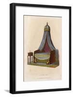 Gothic Style Bed-null-Framed Art Print