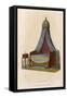 Gothic Style Bed-null-Framed Stretched Canvas