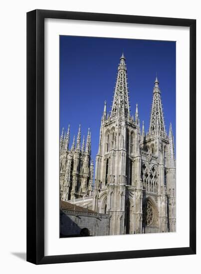 Gothic-Style Cathedral of Saint Mary in Burgos, Castile and Leon, Spain, 13th-16th Century-null-Framed Giclee Print