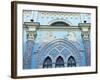 Gothic-Style Facade of the Synodal Printing House, Nikolskaya Ulitsa, Moscow, Russia, Europe-Lawrence Graham-Framed Photographic Print