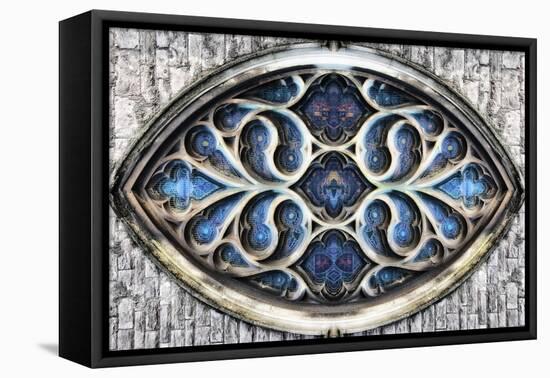 Gothic Window Eye, 2014-Ant Smith-Framed Stretched Canvas