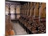 Gothic Wooden Choir, Cathedral of Assumption Blessed Virgin, Volterra, Tuscany, Detail, Italy-null-Mounted Giclee Print