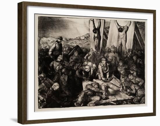 Gott Strafe England, 1918-George Wesley Bellows-Framed Giclee Print