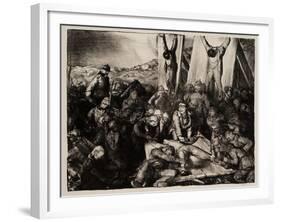 Gott Strafe England, 1918-George Wesley Bellows-Framed Giclee Print