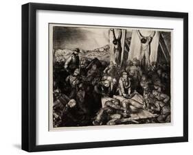 Gott Strafe England, 1918-George Wesley Bellows-Framed Giclee Print