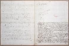 First Page of a Letter Written by Leibniz on His Admission to the 'Academie Des Sciences' in Paris-Gottfried Wilhelm Leibniz-Giclee Print