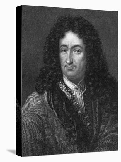 Gottfried Wilhelm Von Leibniz, German Philosopher and Mathematician-B Holl-Stretched Canvas