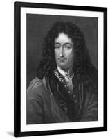 Gottfried Wilhelm Von Leibniz, German Philosopher and Mathematician-B Holl-Framed Giclee Print