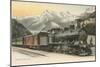 Gotthard Express Through the Alps-null-Mounted Premium Giclee Print