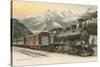 Gotthard Express Through the Alps-null-Stretched Canvas