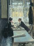 Lovers in a Cafe-Gotthardt Johann Kuehl-Giclee Print
