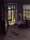 The Garden Room-Gotthardt Johann Kuehl-Framed Stretched Canvas