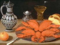 Crayfish on a Pewter Plate-Gotthardt Von Wedig-Framed Stretched Canvas