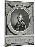 Gotthold Ephraim Lessing (1729-1781), German Writer-null-Mounted Giclee Print