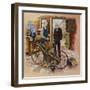 Gottlieb Daimler and His Friend Wilhelm Maybach-null-Framed Giclee Print