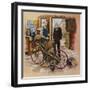 Gottlieb Daimler and His Friend Wilhelm Maybach-null-Framed Giclee Print