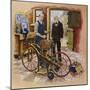Gottlieb Daimler and His Friend Wilhelm Maybach-null-Mounted Giclee Print