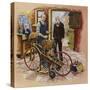 Gottlieb Daimler and His Friend Wilhelm Maybach-null-Stretched Canvas