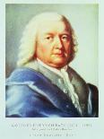 Portrait of Johann Sebastian Bach-Gottlieb Friedrich Bach-Framed Stretched Canvas