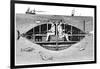 Goubet II, French Electrically Powered Submarine Adopted by the Russian Government, 1890-null-Framed Giclee Print