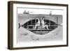 Goubet II, French Electrically Powered Submarine Adopted by the Russian Government, 1890-null-Framed Giclee Print
