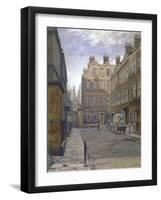 Gough Square, London, 1881-John Crowther-Framed Giclee Print