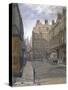 Gough Square, London, 1881-John Crowther-Stretched Canvas