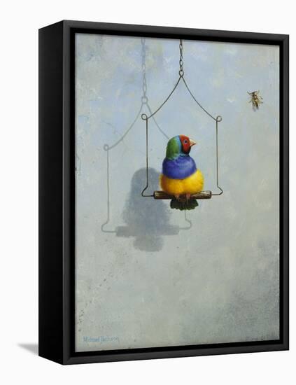 Gouldian Finch-Michael Jackson-Framed Stretched Canvas