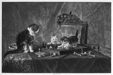 Cats Playing with a Chessboard-Goupil and Co-Framed Giclee Print