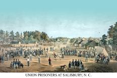Union Prisoners at Salisbury, N.C.-Goupil-Framed Art Print