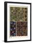 Gourd in fabric and wallpaper patterns.-null-Framed Giclee Print