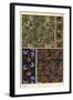 Gourd in fabric and wallpaper patterns.-null-Framed Giclee Print