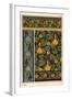 Gourd in wallpaper, stained glass and fabric patterns.-null-Framed Giclee Print