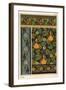 Gourd in wallpaper, stained glass and fabric patterns.-null-Framed Giclee Print