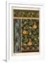 Gourd in wallpaper, stained glass and fabric patterns.-null-Framed Giclee Print