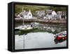 Gourdon Harbour Near Inverbervie, Aberdeenshire, Scotland, United Kingdom, Europe-Mark Sunderland-Framed Stretched Canvas