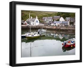 Gourdon Harbour Near Inverbervie, Aberdeenshire, Scotland, United Kingdom, Europe-Mark Sunderland-Framed Photographic Print