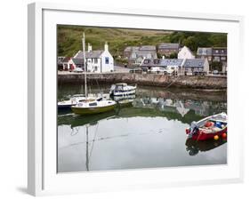 Gourdon Harbour Near Inverbervie, Aberdeenshire, Scotland, United Kingdom, Europe-Mark Sunderland-Framed Photographic Print