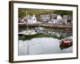 Gourdon Harbour Near Inverbervie, Aberdeenshire, Scotland, United Kingdom, Europe-Mark Sunderland-Framed Photographic Print