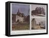 Gourgancon, La Gare De Fere-Champenoise, Les Projectiles De 150-Jules Gervais-Courtellemont-Framed Stretched Canvas