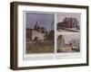 Gourgancon, La Gare De Fere-Champenoise, Les Projectiles De 150-Jules Gervais-Courtellemont-Framed Photographic Print